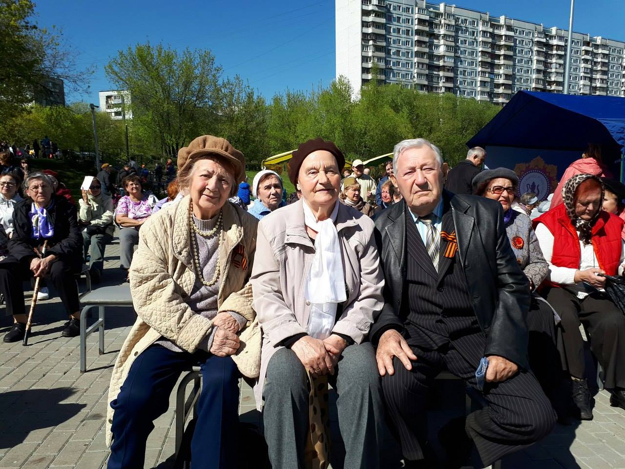 Концерт посвященный Дню Победы в Покровском парке