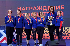 Московские пожарные и спасатели приняли участие в шестом этапе корпоративных игр