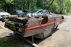 09.07.2025 г. в соответствии с постановлением Правительства Москвы от 20.04.2023 № 696-ПП по адресу: ул. Чертановская, д.66, к.3 выявлено транспортное средство марки ВАЗ 2106, государственный регистрационный знак М019МЕ35, обладающее признаками БРТС